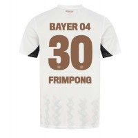 Bayer Leverkusen Jeremie Frimpong #30 Replika Bortatröja 2024-25 Kortärmad